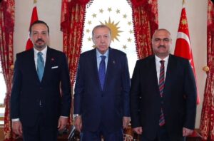 Cumhurbaşkanı Erdoğan, Kerkük Valisi Ağa’yı kabul etti